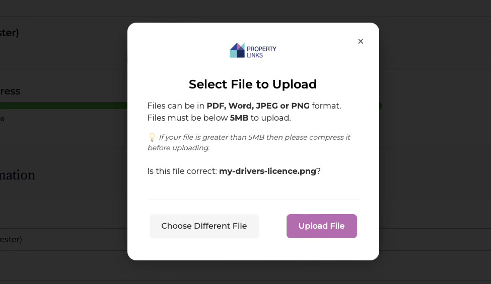 Step 3: Upload